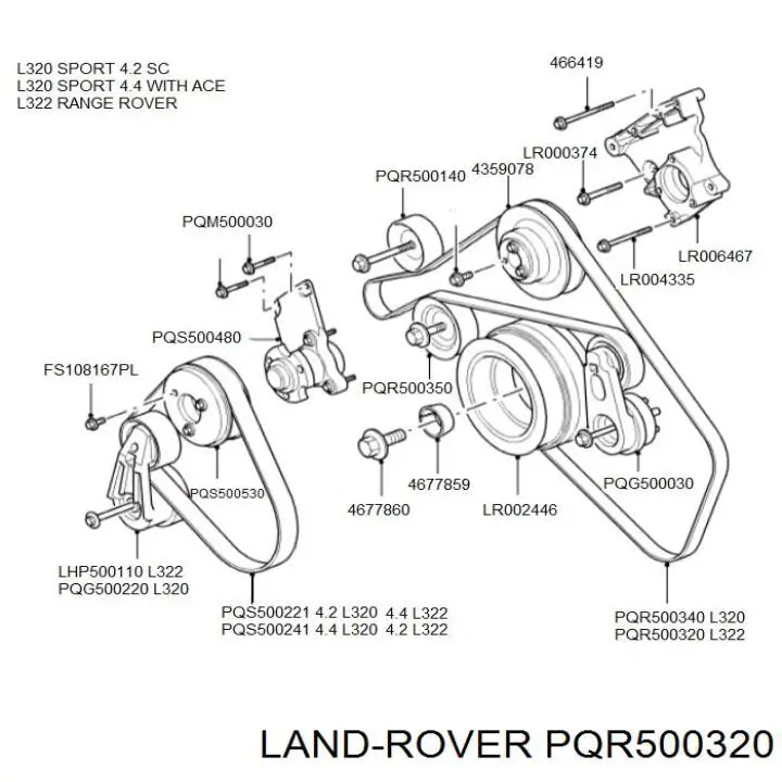 Ремінь кондиціонера Chrysler Q4070900