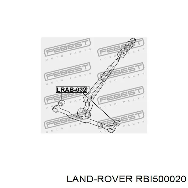 Тяга торсиону Land Rover RBI500020 ціна, від 32.98 USD