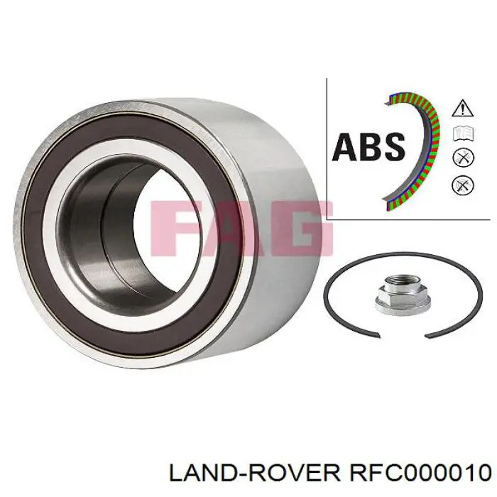 Купити RFC000010 Land Rover Підшипник маточини передньої/задньої