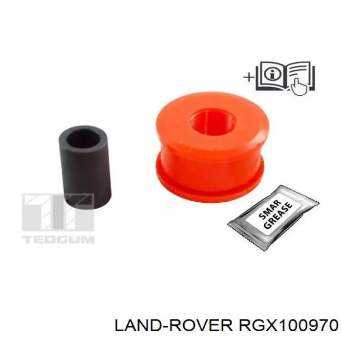 Сайлентблок заднього поперечного важеля, зовнішній Land Rover RGX100970 ціна, від 30.45 USD