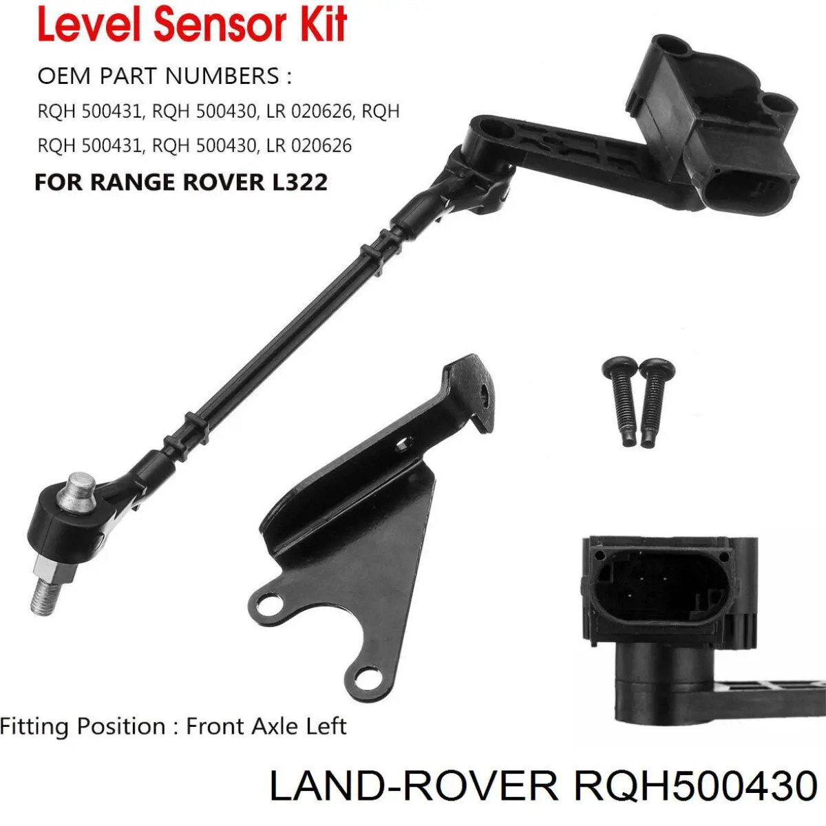 Датчик рівня положення кузова, передній лівий Land Rover Range Rover 3 (L322) (Land Rover Рейндж ровер)