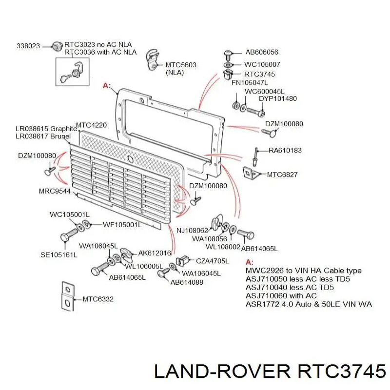 Купити RTC3745 Land Rover 