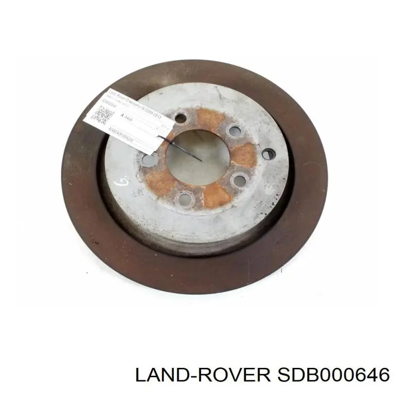 SDB000646 Land Rover диск гальмівний задній