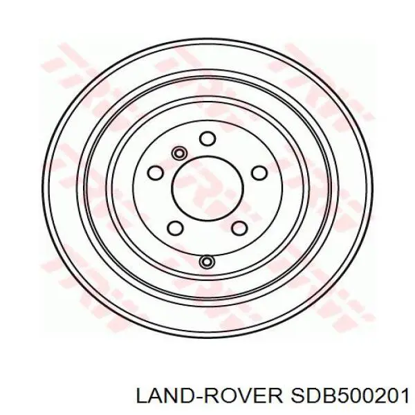 Купити SDB500201 Land Rover Диск заднього гальма