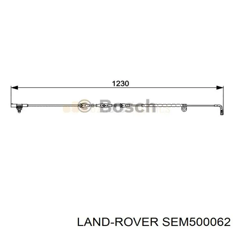 Сигналізатор знос гальмівних колодок Land Rover SEM500062 ціна, від 10.64 USD
