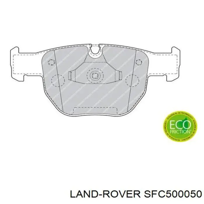 SFC500050 Land Rover Передні гальмівні колодки