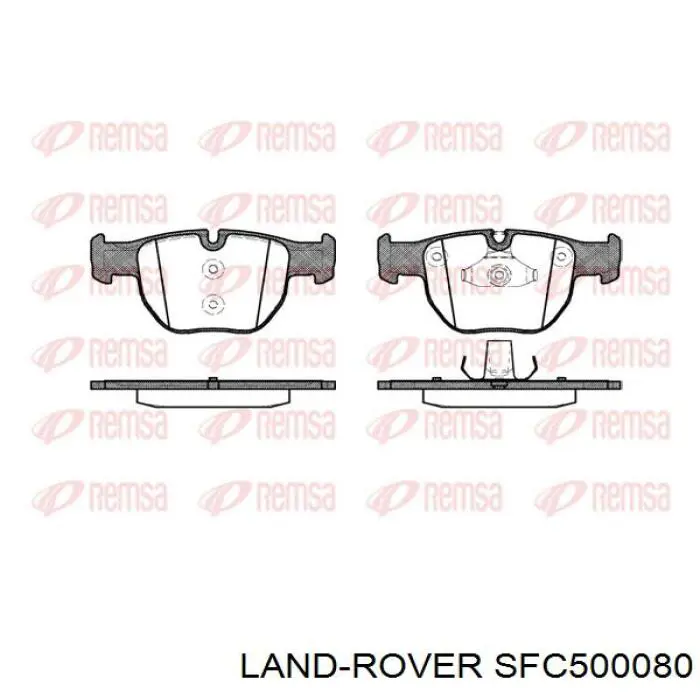 SFC500080 Land Rover Передні гальмівні колодки