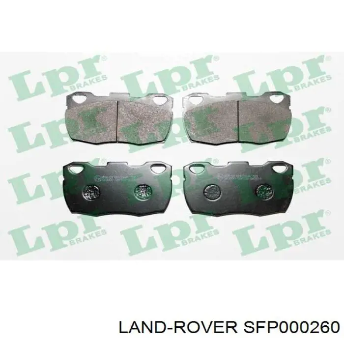 SFP000260 Land Rover Передні гальмівні колодки