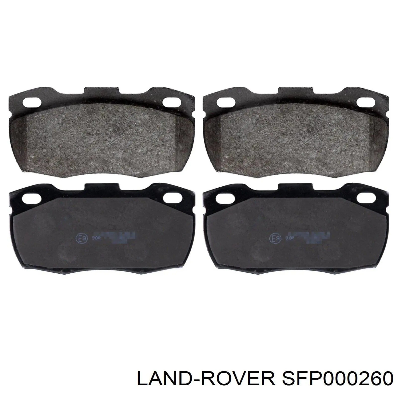 Передні тормозні колодки SFP000260 Land Rover