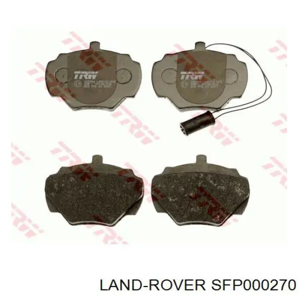 Задні гальмівні колодки SFP500200 Land Rover