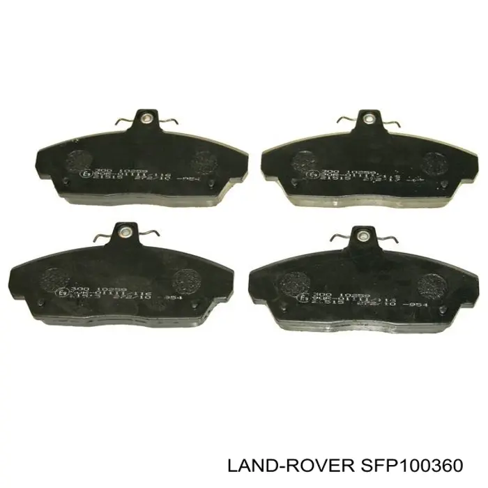 Гальмівні колодки Land Rover SFP100360 ціна, від 29.71 USD