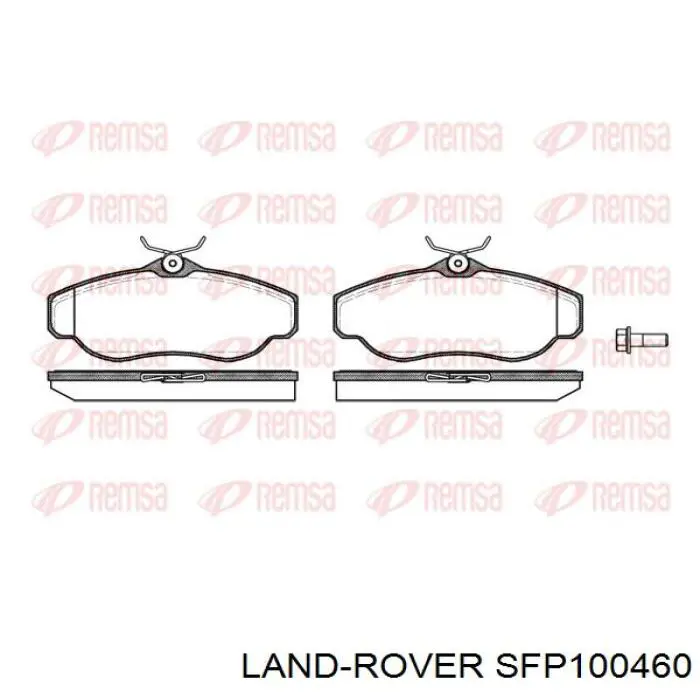 SFP100460 Land Rover колодки гальмівні передні, дискові