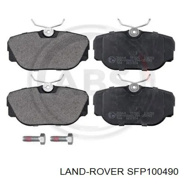 Задні гальмівні колодки Land Rover SFP100490 ціна, від 25.61 USD