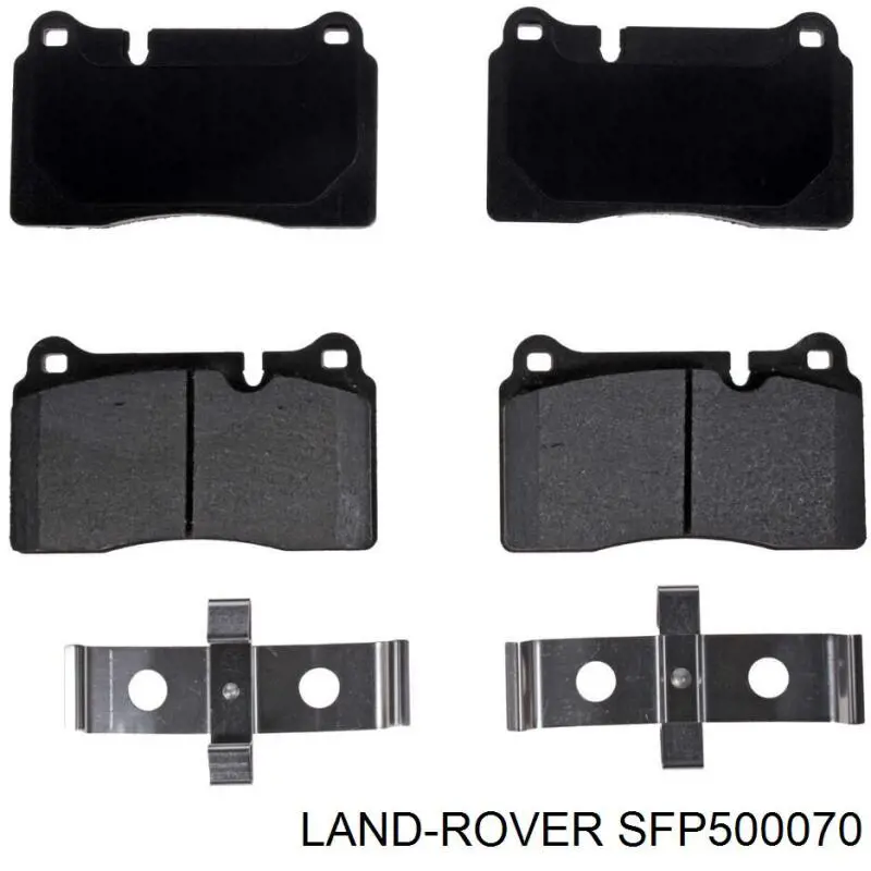 Колодки гальмівні передні, дискові SFP500070 Land Rover