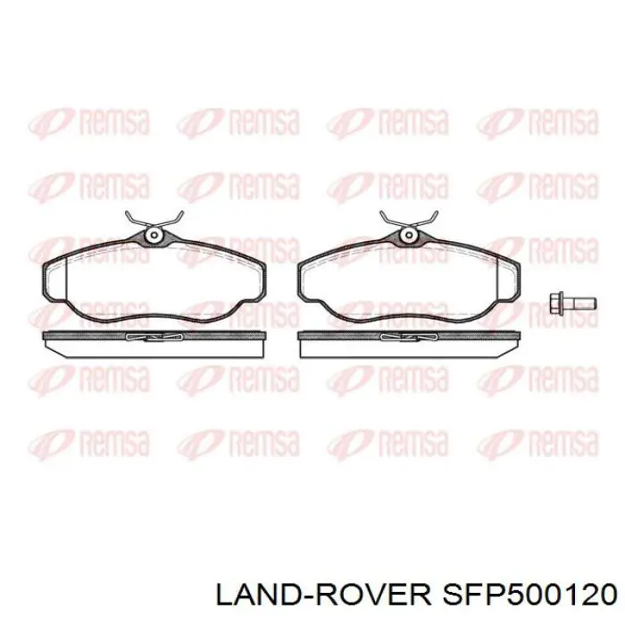 Гальмівні колодки Land Rover SFP500120 ціна, від 24.54 USD