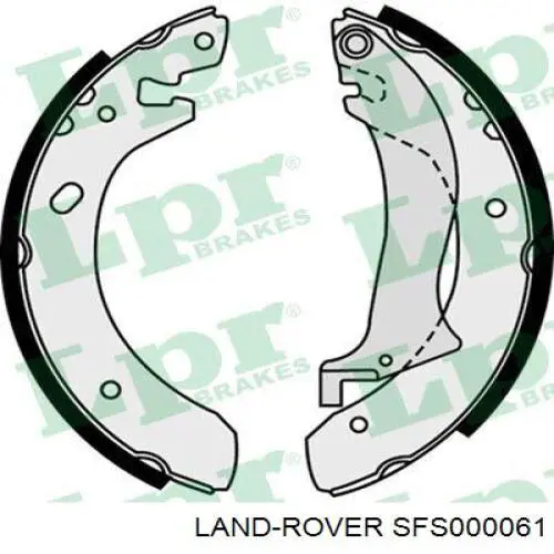 Колодки гальмові задні, барабанні Land Rover SFS000061 ціна, від 24.53 USD