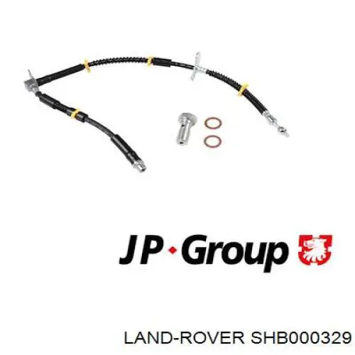 Шланг гальмівний передній, правий Land Rover LR018106 ціна, від 43.34 USD