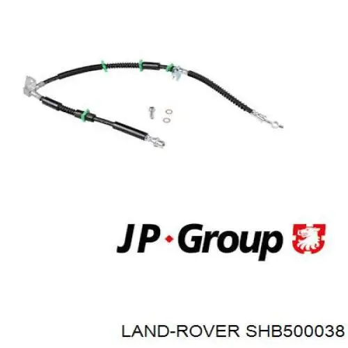 Шланг гальмівний передній, лівий LR019329 Land Rover