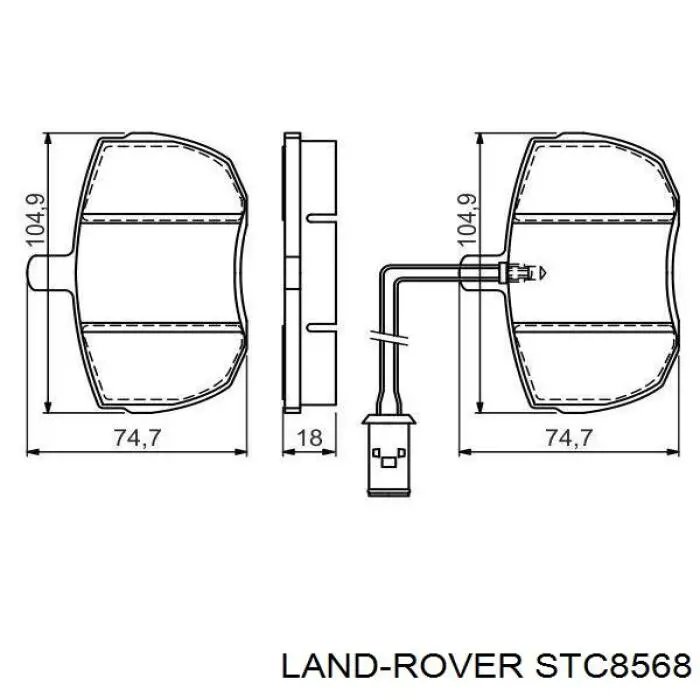  STC8568 Land Rover