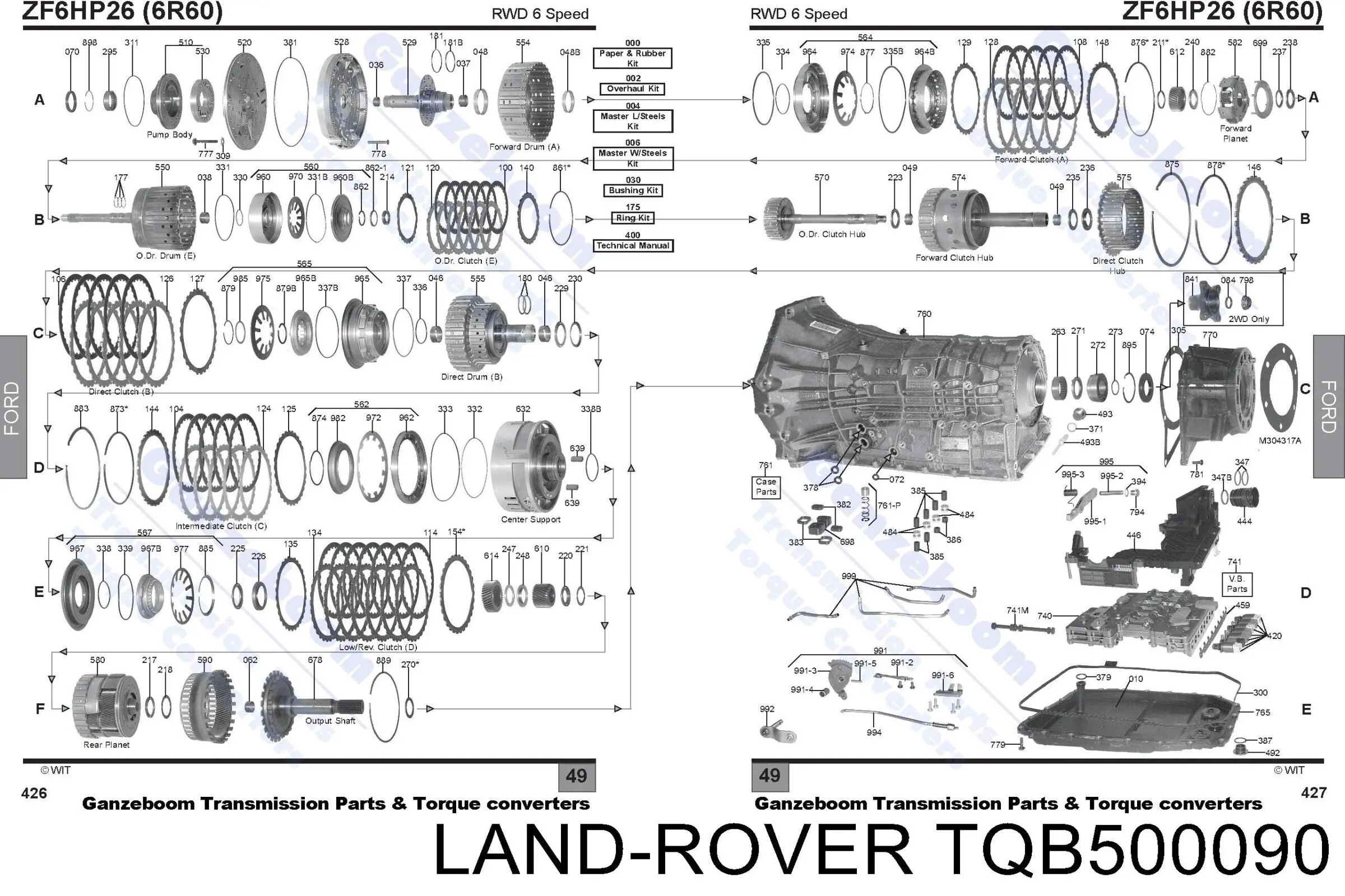 Купити 4168025549 ZF Parts Гідротрансформатор автоматичної коробки передач