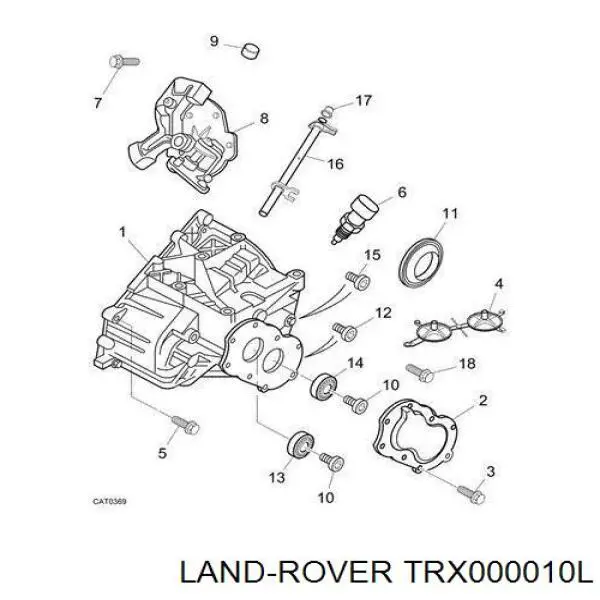 Сальник АКПП/КПП, вихідного/вторинного валу Land Rover Freelander 1 (LN) (Land Rover Фрілендер)