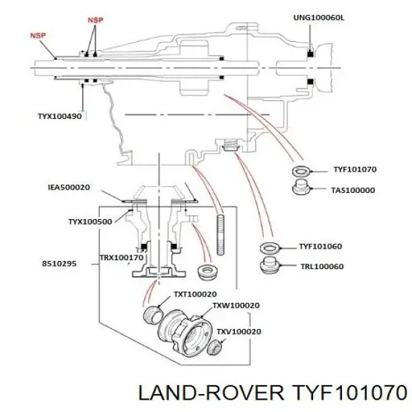 TYF101070 Land Rover 
