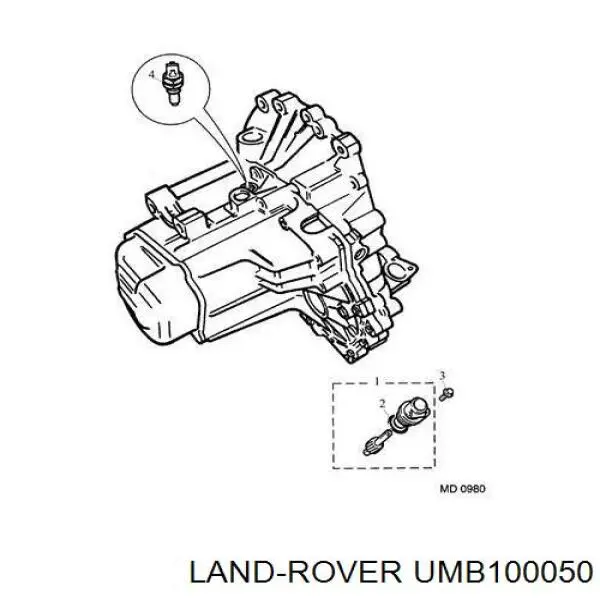 Купити UMB100050 Land Rover Вмикач ліхтарів заднього ходу
