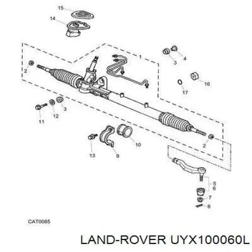 Купити LR020211 Land Rover Кільце ущільнювача штуцерів рульової рейки
