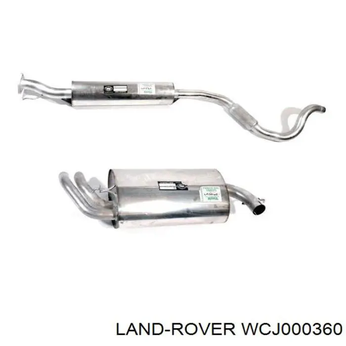 Каталізатор WCJ000360 Land Rover