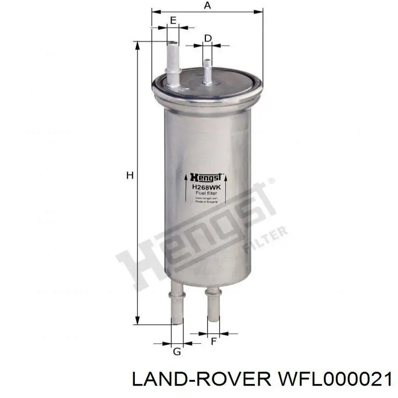 WFL000021 Land Rover Фільтр палива