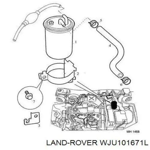  Land Rover WJU101671L ціна, від 5.52 USD