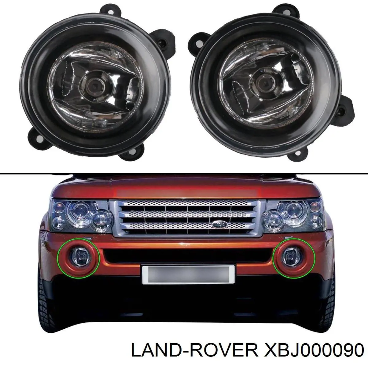 Протитуманка ліва Land Rover 305061011 ціна, від 25.34 USD