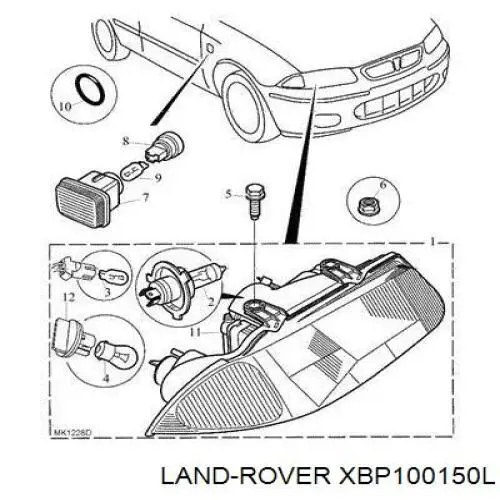 XBP100150L Land Rover 