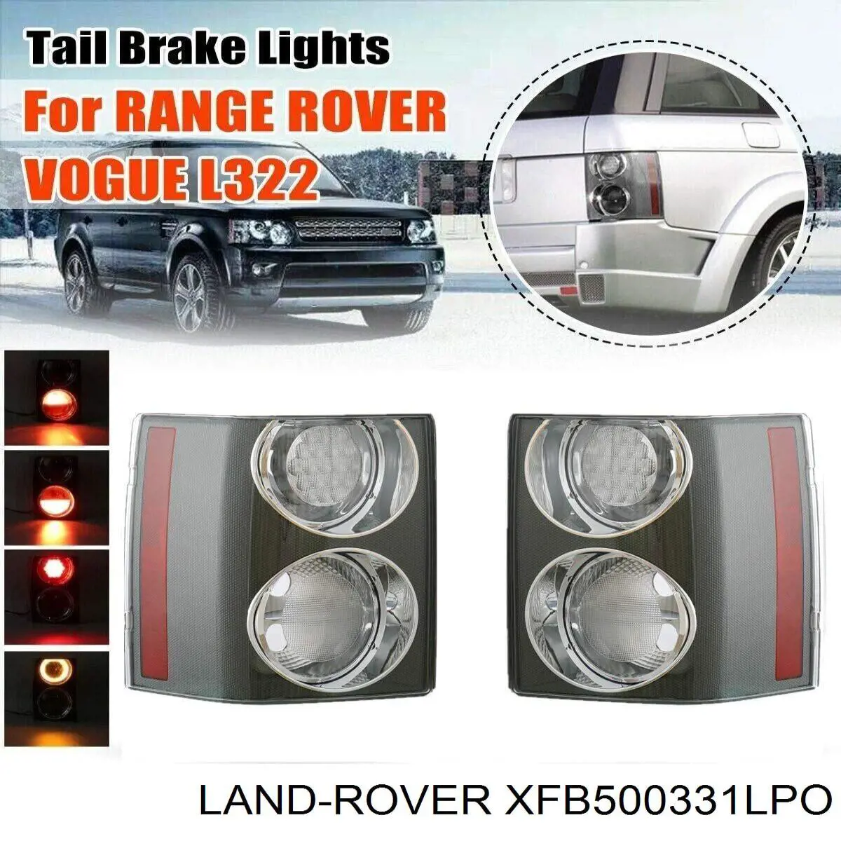 XFB500330MBL Land Rover ліхтар задній лівий