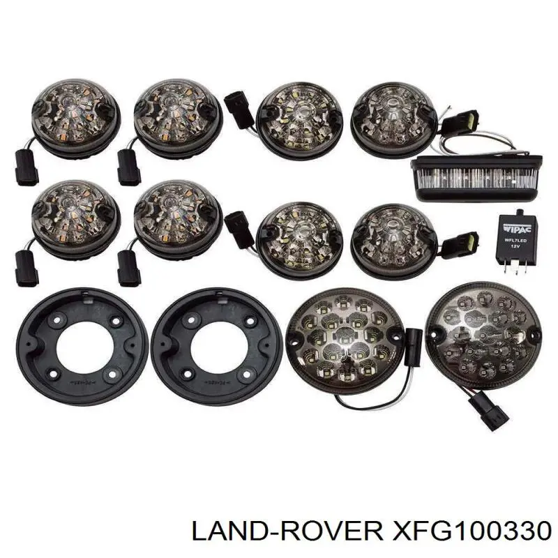 XFG100360 Land Rover стоп-сигнал заднього скла
