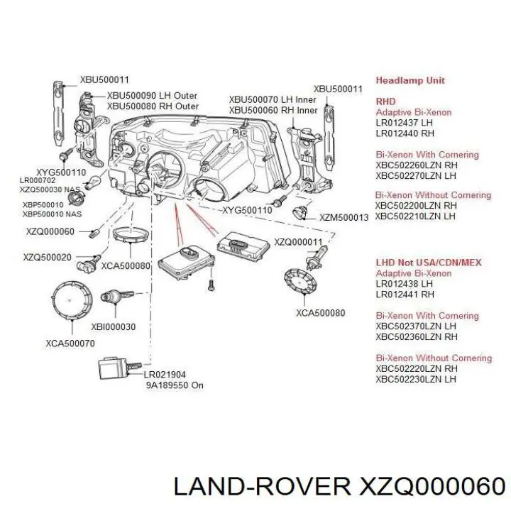 XZQ000060 Land Rover 