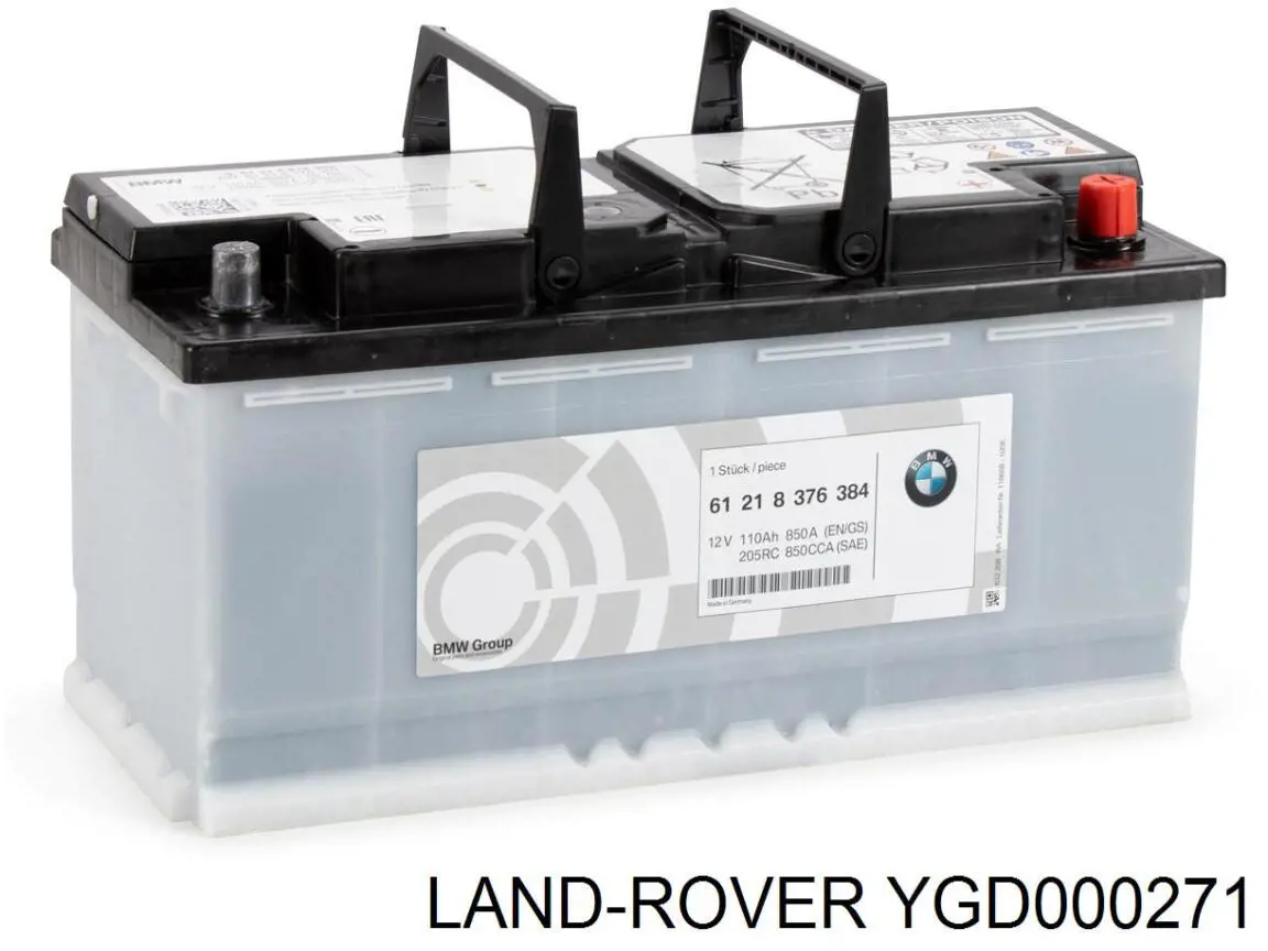 YGD000271 Land Rover акумуляторна батарея, акб