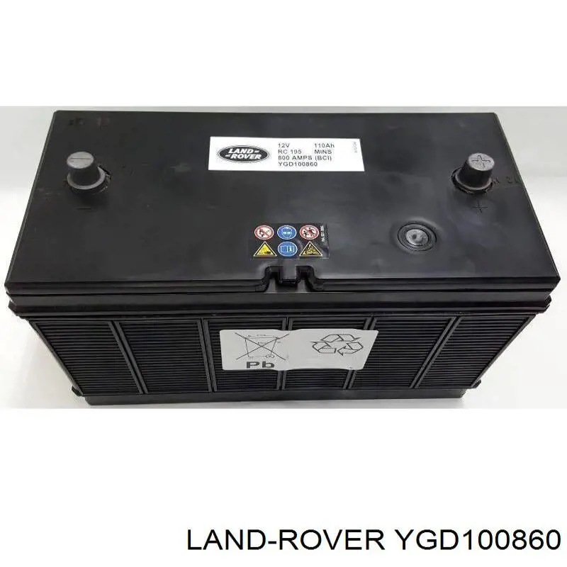 YDG100850 Land Rover акумуляторна батарея, акб