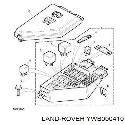 Купити YWB000410 Land Rover Реле поворотів