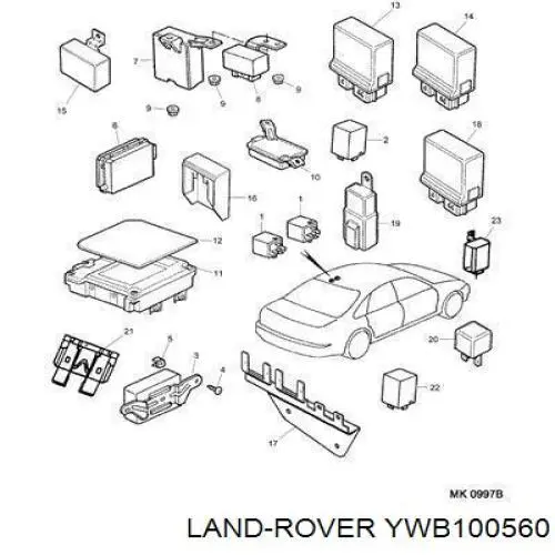 YWB100560L Land Rover 