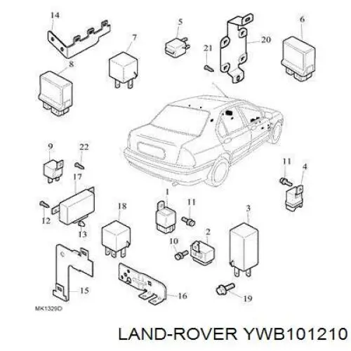  YWB101210 Land Rover