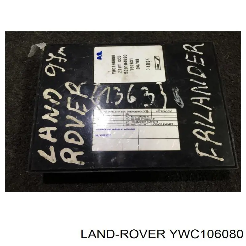 Блок управління комфорту Land Rover YWC106080