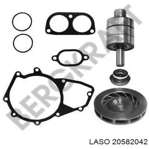 Ремкомплект помпи води Laso 20582042 ціна, від 47.47 USD