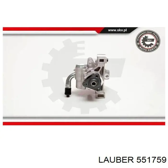 551759 Lauber насос гідропідсилювача керма (гпк)