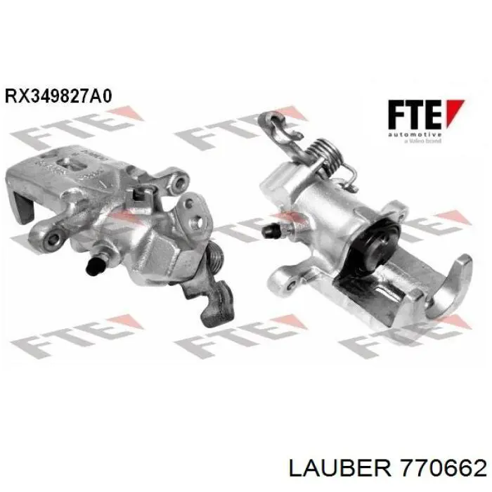 Супорт задній лівий 770662 Lauber