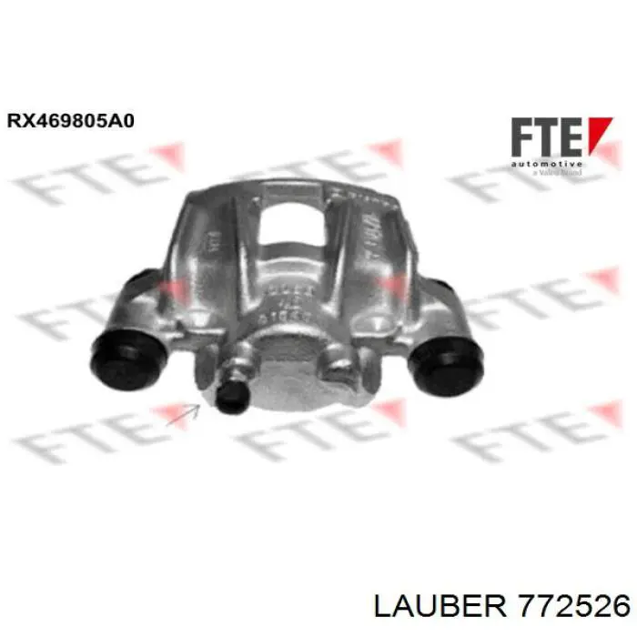 Задній гальмівний супорт лівий Peugeot/Citroen 00004401F2
