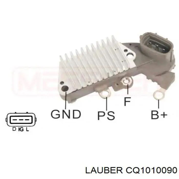 CQ1010090 Lauber реле-регулятор генератора, (реле зарядки)