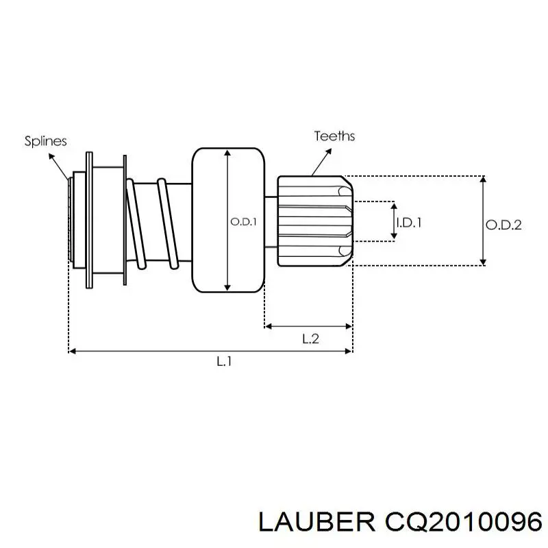 Купити 1692 ZEN Бендикс стартера
