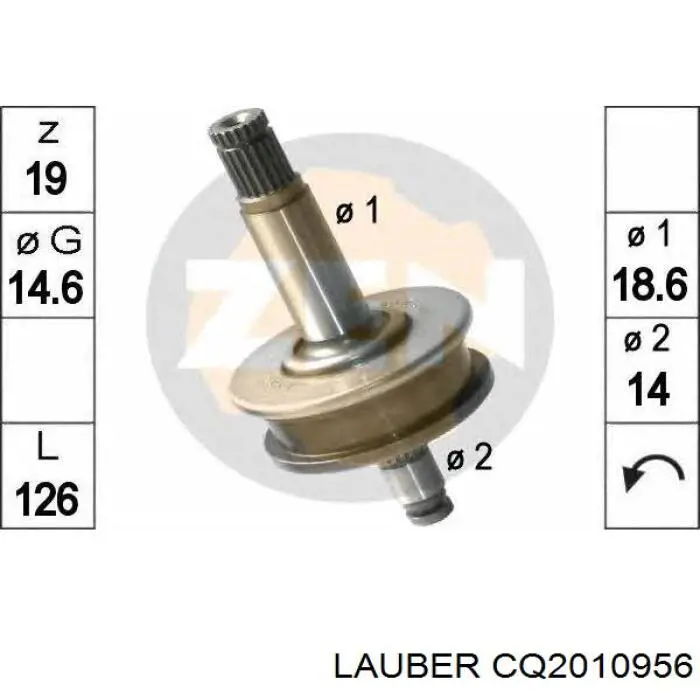 Бендикс Lauber CQ2010956 ціна, від 10.45 USD