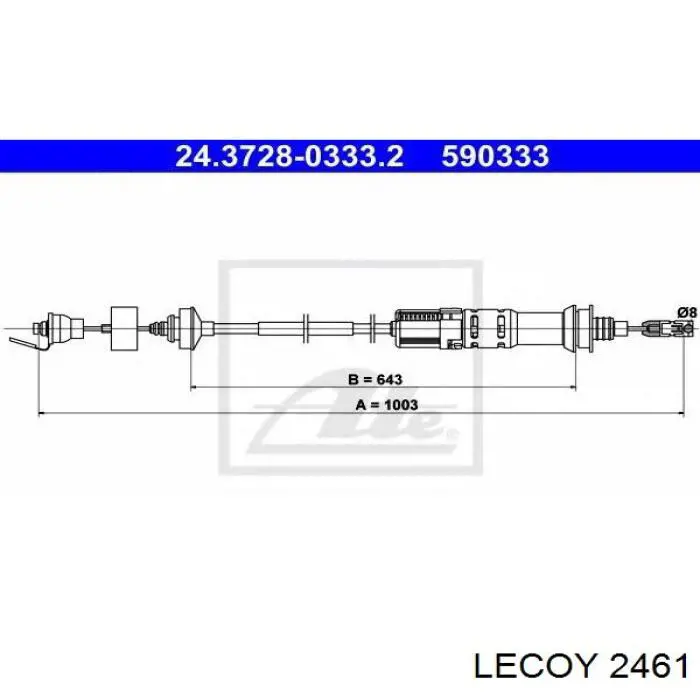 Трос зчеплення Starline LACL1119 ціна, від 27.21 USD